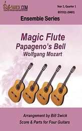 Magic Flute Guitar and Fretted sheet music cover